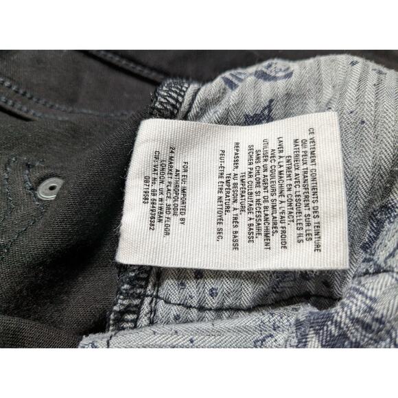 Pilcro and The Letterpress Black Skinny Jeans Size 26 - Picture 7 of 8